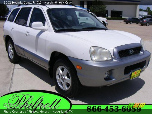 2002 Hyundai Santa Fe GLS in Nordic White