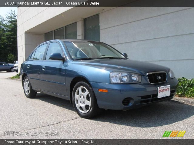 2003 Hyundai Elantra GLS Sedan in Ocean Blue