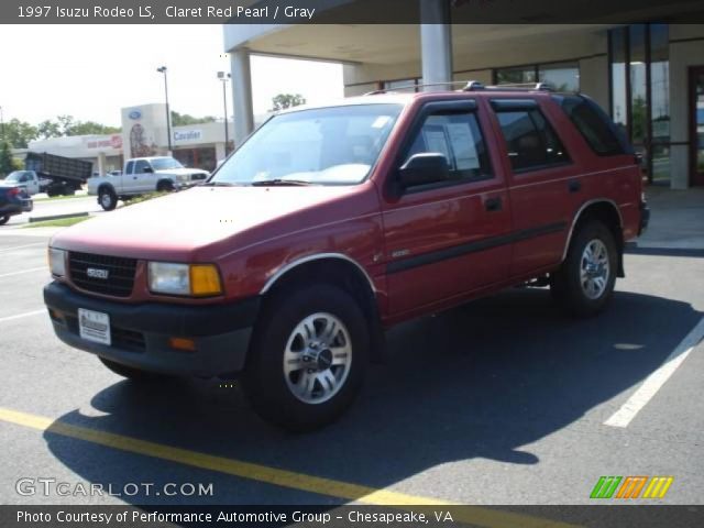 1997 Isuzu Rodeo LS in Claret Red Pearl