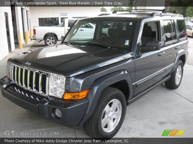 2008 Jeep Commander Sport in Steel Blue Metallic