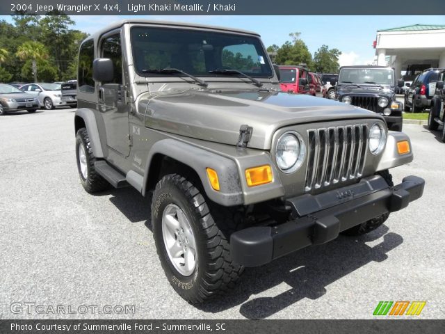 2004 Jeep Wrangler X 4x4 in Light Khaki Metallic