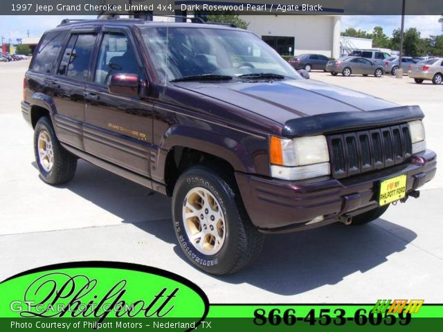 1997 Jeep Grand Cherokee Limited 4x4 in Dark Rosewood Pearl