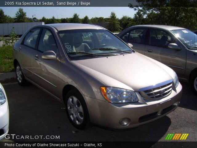 2005 Kia Spectra LX Sedan in Sand Beige