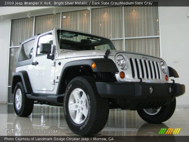 2009 Jeep Wrangler X 4x4 in Bright Silver Metallic