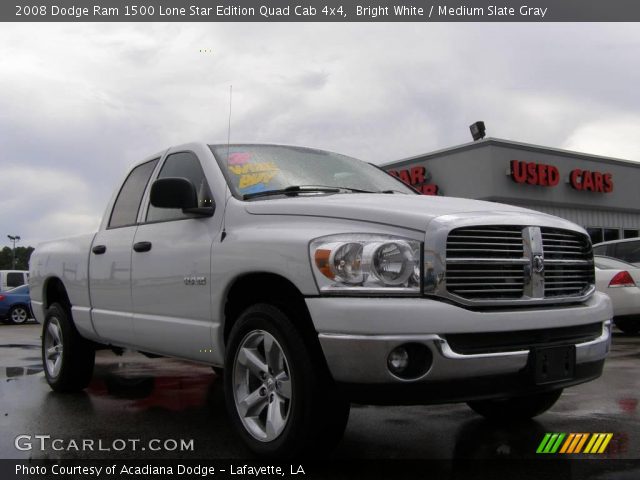 2008 Dodge Ram 1500 Lone Star Edition Quad Cab 4x4 in Bright White