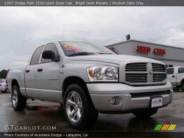 2007 Dodge Ram 1500 Sport Quad Cab in Bright Silver Metallic