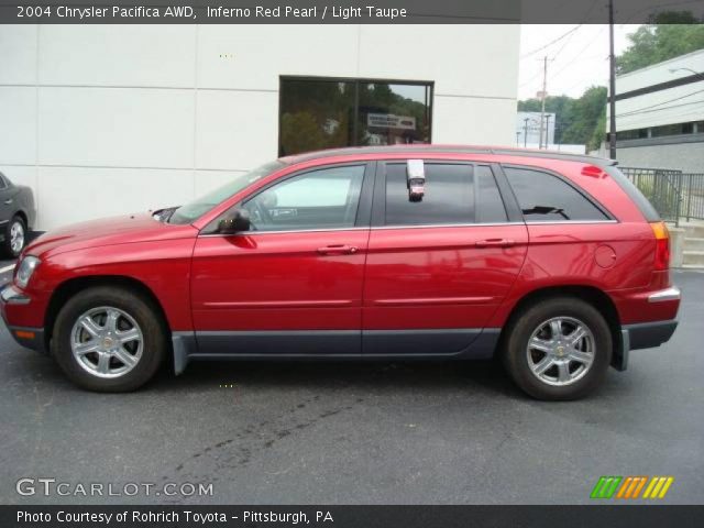 2004 Chrysler Pacifica AWD in Inferno Red Pearl