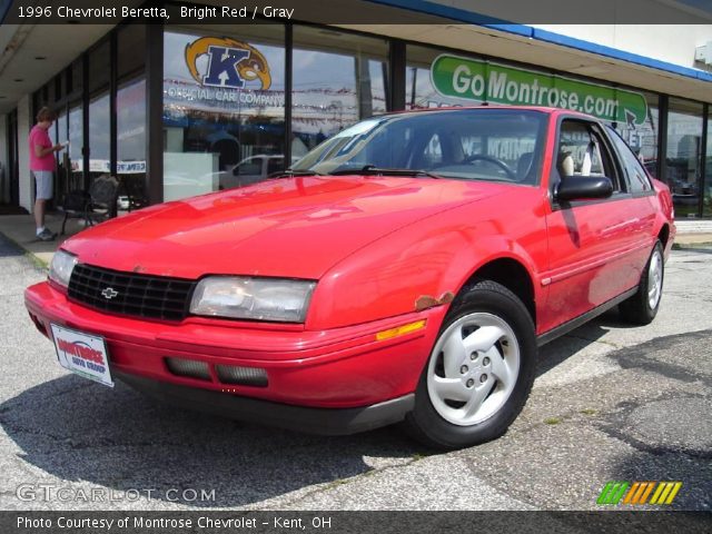 1996 Chevrolet Beretta  in Bright Red