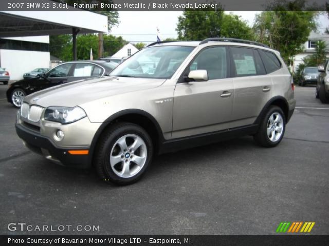 2007 BMW X3 3.0si in Platinum Bronze Metallic