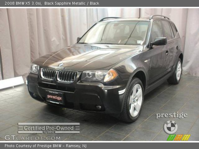 2008 BMW X5 3.0si in Black Sapphire Metallic