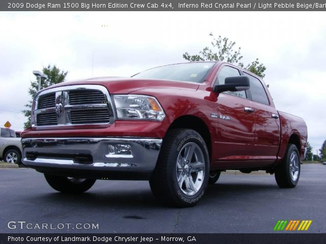 2009 Dodge Ram 1500 Big Horn Edition Crew Cab 4x4 in Inferno Red Crystal Pearl