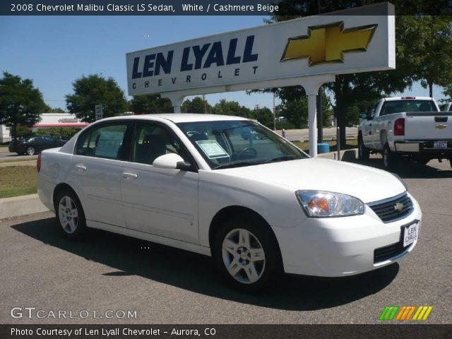 2008 Chevrolet Malibu Classic LS Sedan in White