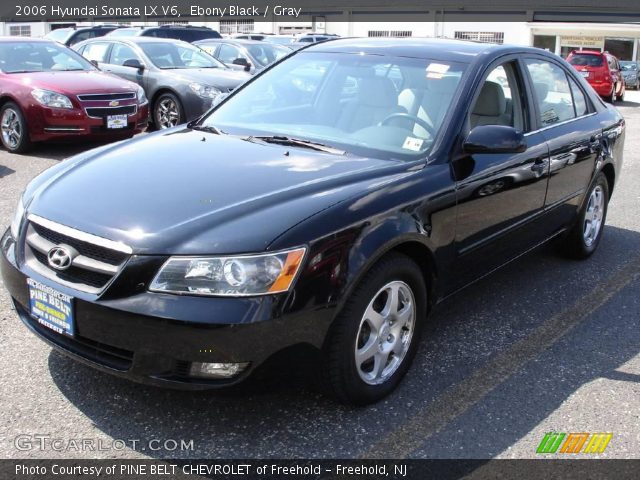 2006 Hyundai Sonata LX V6 in Ebony Black