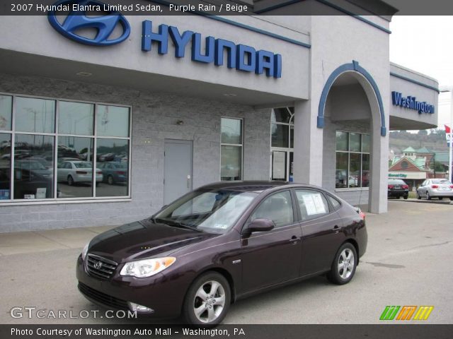 2007 Hyundai Elantra Limited Sedan in Purple Rain