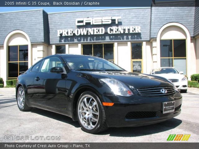 2005 Infiniti G 35 Coupe in Black Obsidian