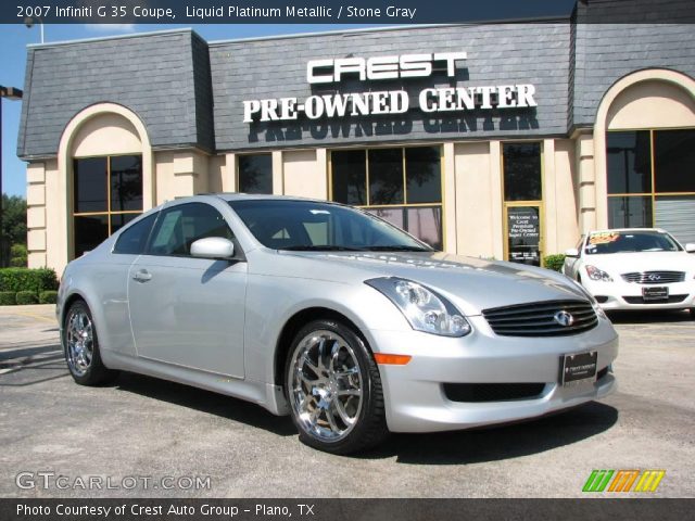 2007 Infiniti G 35 Coupe in Liquid Platinum Metallic