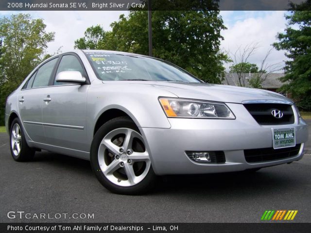 2008 Hyundai Sonata SE V6 in Bright Silver