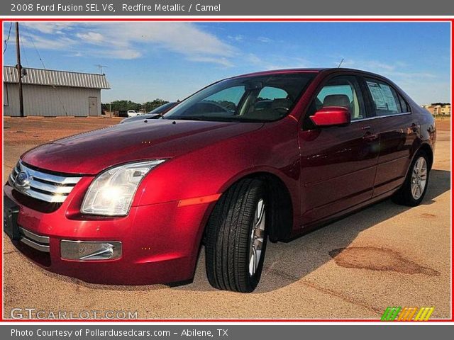 2008 Ford Fusion SEL V6 in Redfire Metallic
