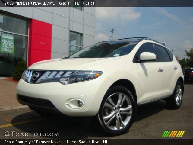 2009 Nissan Murano LE AWD in Glacier Pearl