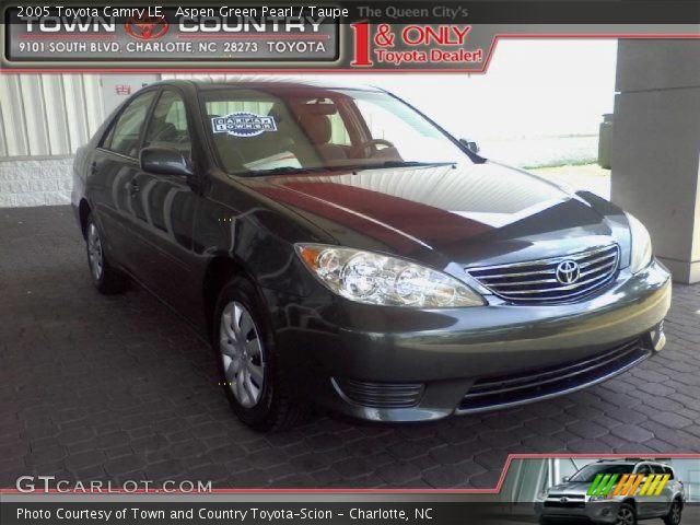 2005 Toyota Camry LE in Aspen Green Pearl