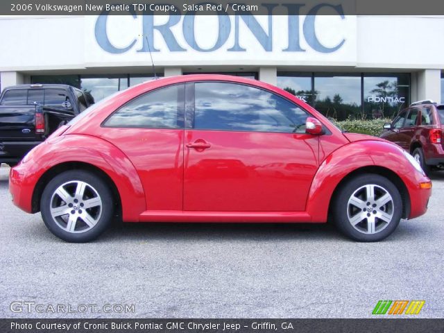 2006 Volkswagen New Beetle TDI Coupe in Salsa Red