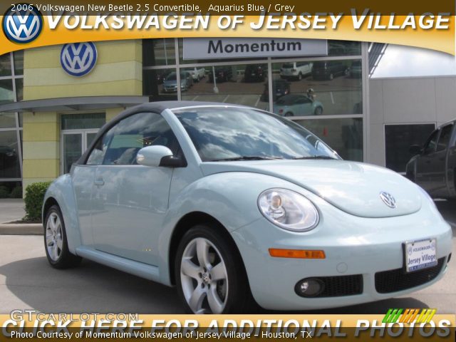 2006 Volkswagen New Beetle 2.5 Convertible in Aquarius Blue