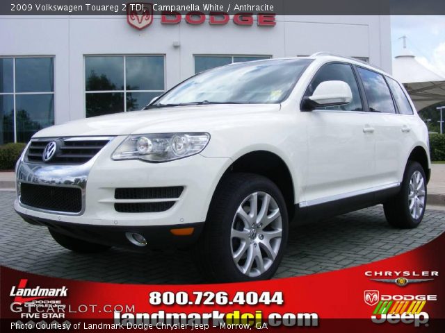 2009 Volkswagen Touareg 2 TDI in Campanella White