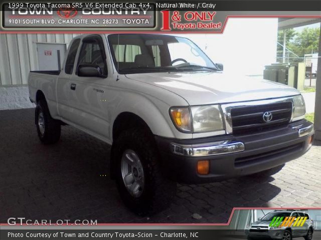 1999 Toyota Tacoma SR5 V6 Extended Cab 4x4 in Natural White