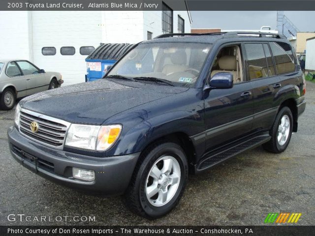 2003 Toyota Land Cruiser  in Atlantis Blue Mica