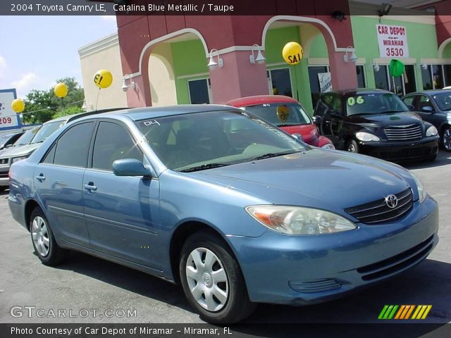 2004 Toyota Camry LE in Catalina Blue Metallic