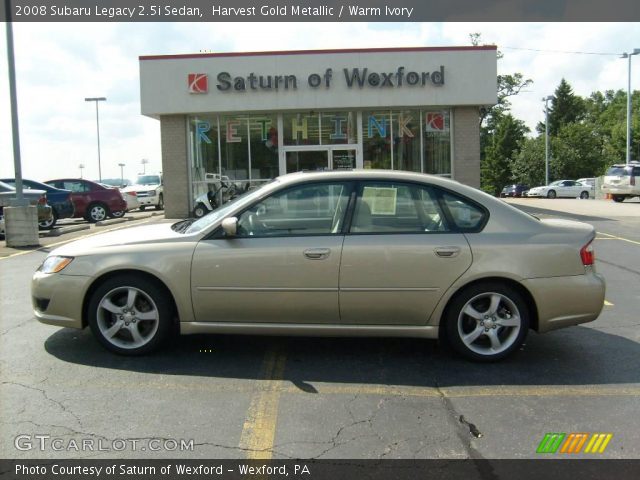 2008 Subaru Legacy 2.5i Sedan in Harvest Gold Metallic