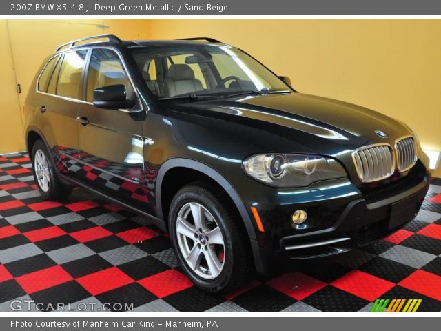 2007 BMW X5 4.8i in Deep Green Metallic