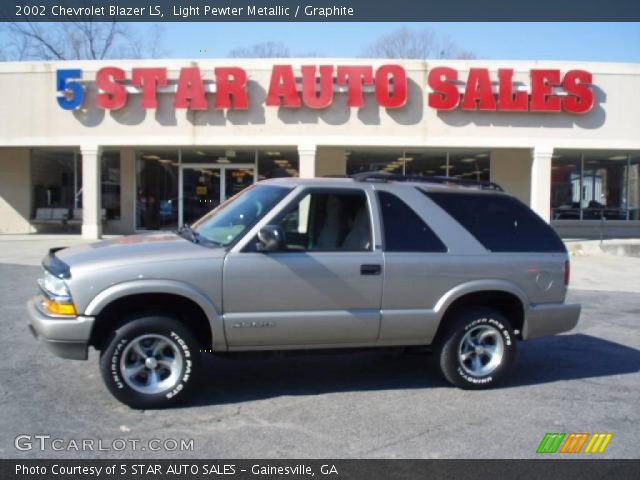 2002 Chevrolet Blazer LS in Light Pewter Metallic
