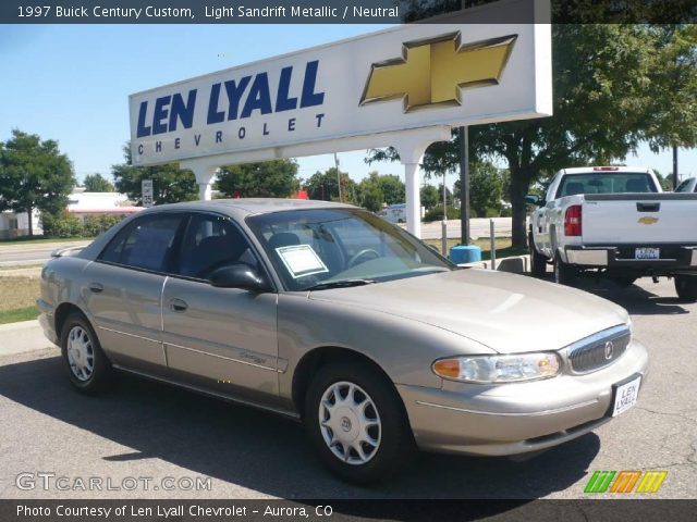 1997 Buick Century Custom in Light Sandrift Metallic