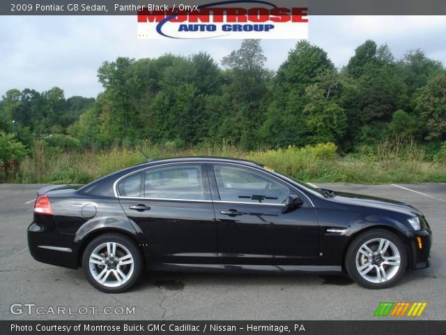 2009 Pontiac G8 Sedan in Panther Black