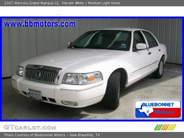 2007 Mercury Grand Marquis LS in Vibrant White