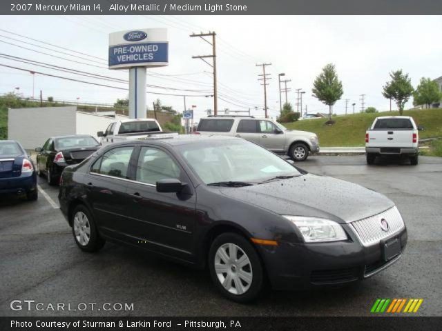 2007 Mercury Milan I4 in Alloy Metallic