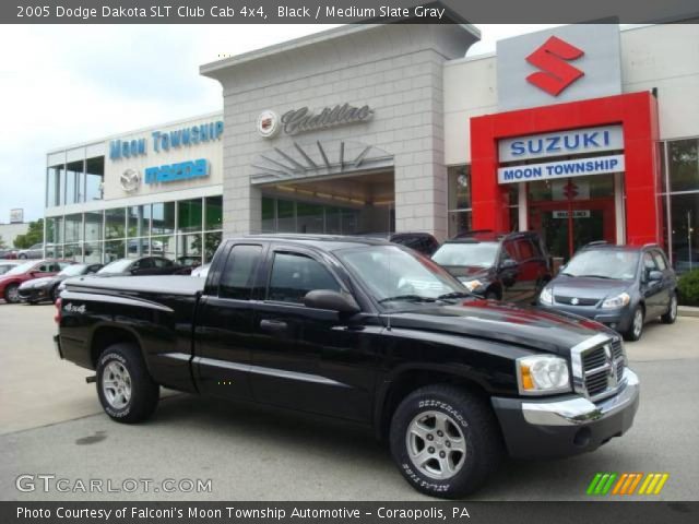 2005 Dodge Dakota SLT Club Cab 4x4 in Black