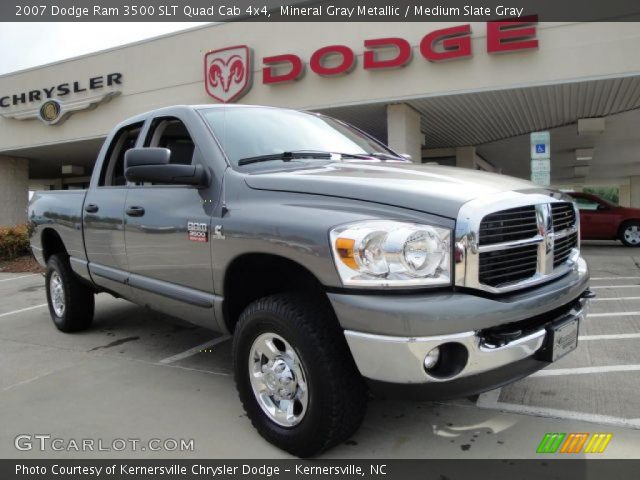 2007 Dodge Ram 3500 SLT Quad Cab 4x4 in Mineral Gray Metallic