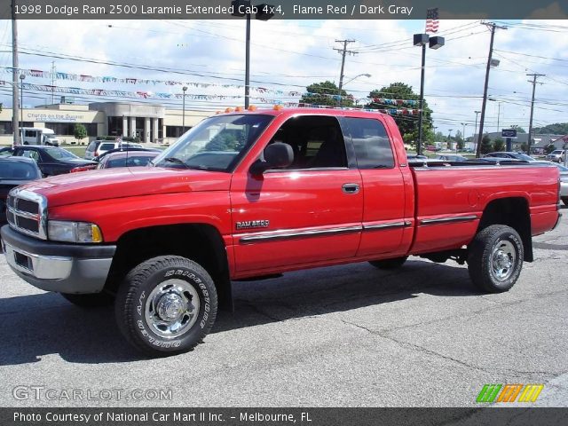 1998 Dodge Ram 2500 Laramie Extended Cab 4x4 in Flame Red