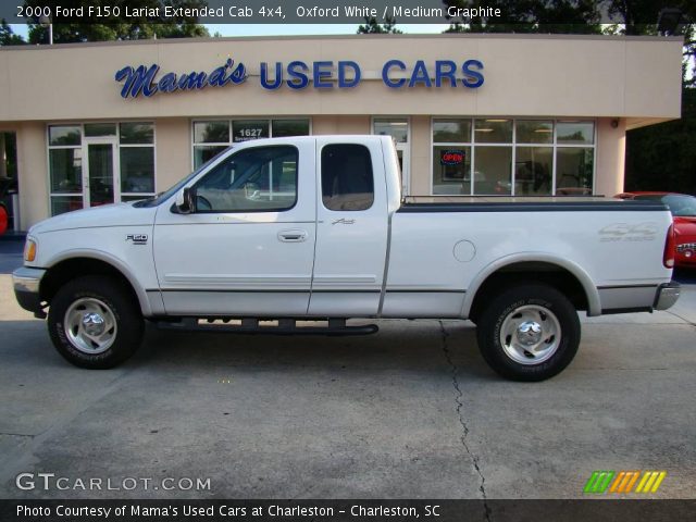 2000 Ford F150 Lariat Extended Cab 4x4 in Oxford White