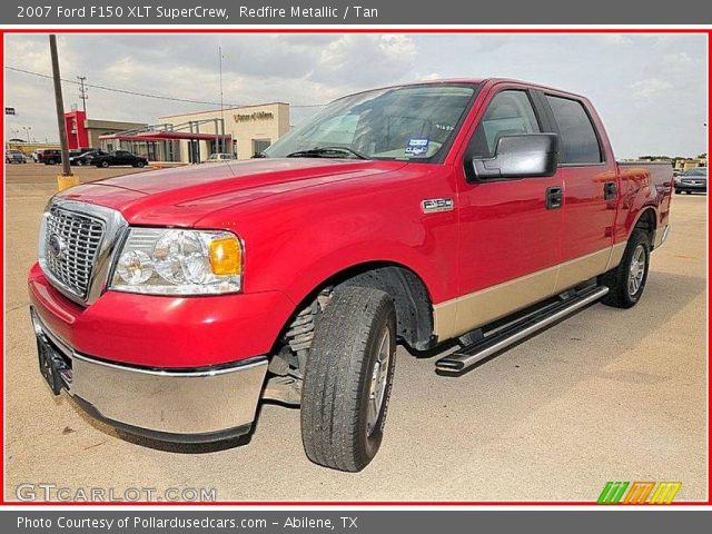 2007 Ford F150 XLT SuperCrew in Redfire Metallic