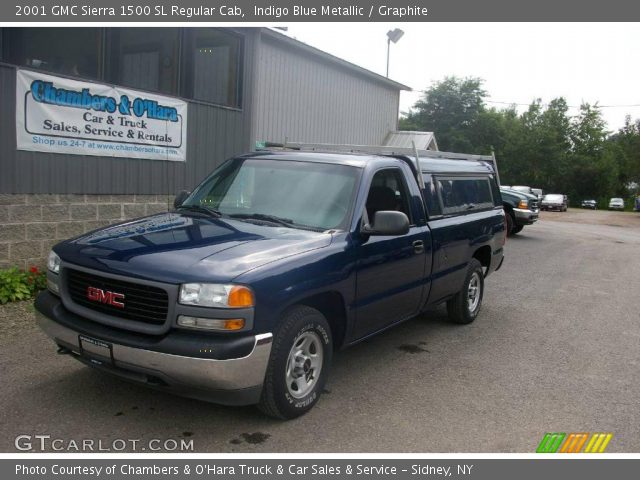 2001 GMC Sierra 1500 SL Regular Cab in Indigo Blue Metallic