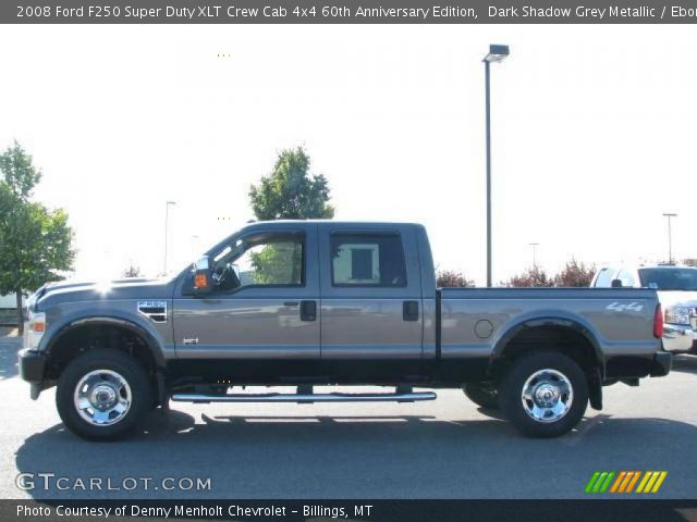 2008 Ford F250 Super Duty XLT Crew Cab 4x4 60th Anniversary Edition in Dark Shadow Grey Metallic
