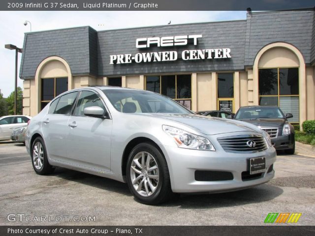2009 Infiniti G 37 Sedan in Liquid Platinum