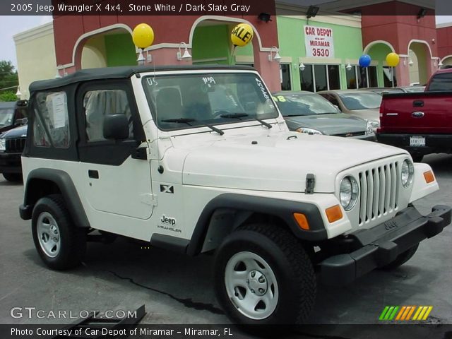 2005 Jeep Wrangler X 4x4 in Stone White