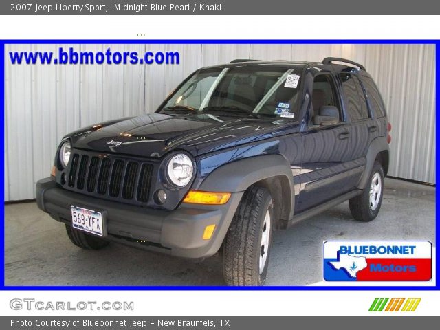 2007 Jeep Liberty Sport in Midnight Blue Pearl