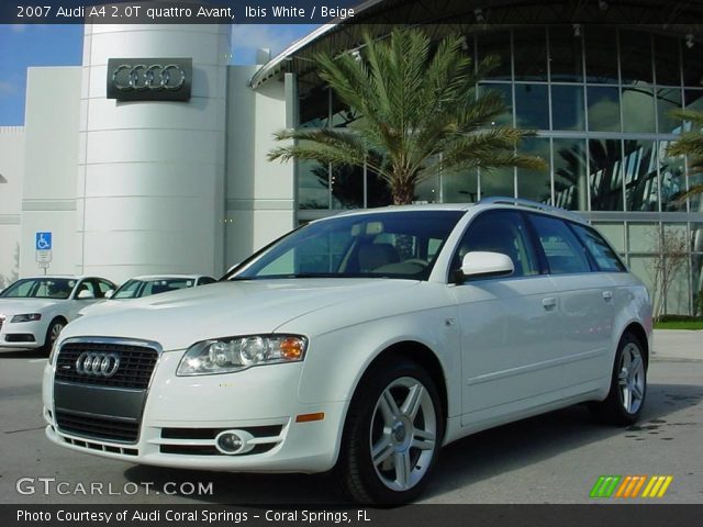 2007 Audi A4 2.0T quattro Avant in Ibis White