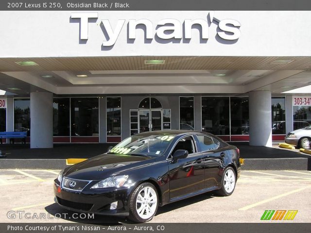 2007 Lexus IS 250 in Obsidian Black