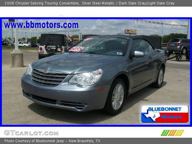 2008 Chrysler Sebring Touring Convertible in Silver Steel Metallic